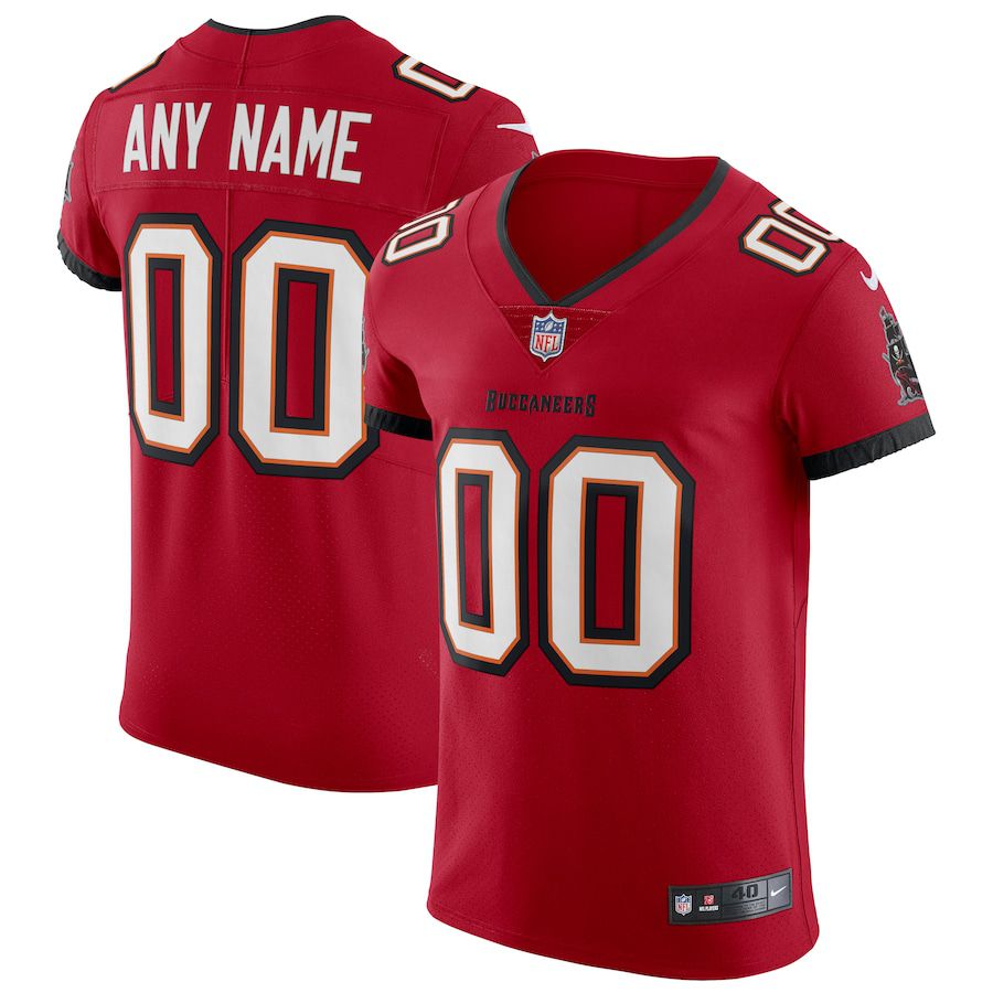 Men Tampa Bay Buccaneers Nike Red Vapor Elite Custom NFL Jersey